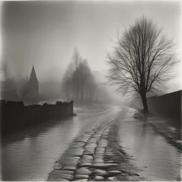 a landscape by Roman Vishniac