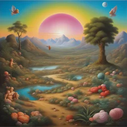 a landscape by Ron English