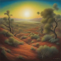 a landscape by Ron Walotsky