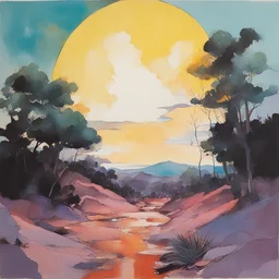 a landscape by Ronald Wimberly