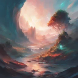 a landscape by Ross Tran