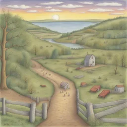 a landscape by Roz Chast