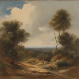 a landscape by Rubén Maya
