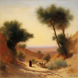 a landscape by Rudolf Ernst