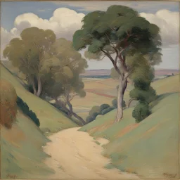 a landscape by Rupert Bunny