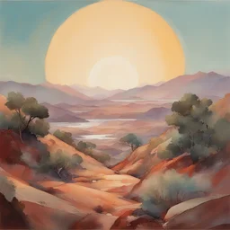 a landscape by Russell Dauterman