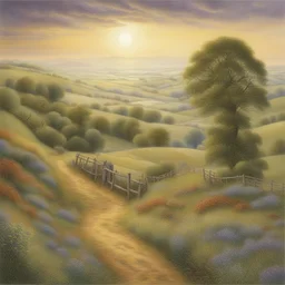 a landscape by Ruth Sanderson