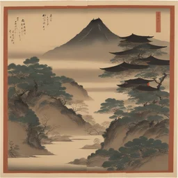 a landscape by Sakai Hoitsu
