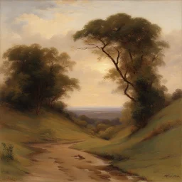 a landscape by Samuel Melton Fisher