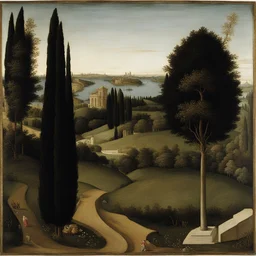 a landscape by Sandro Botticelli