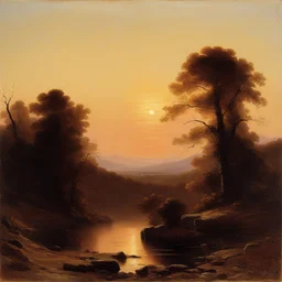 a landscape by Sanford Robinson Gifford