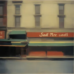 a landscape by Saul Leiter