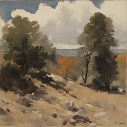 a landscape by Saul Tepper