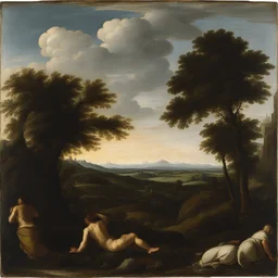a landscape by Sebastiano del Piombo