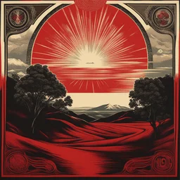 a landscape by Shepard Fairey