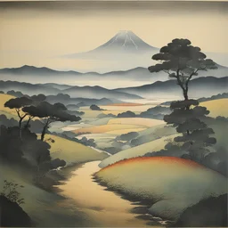 a landscape by Shigeru Aoki