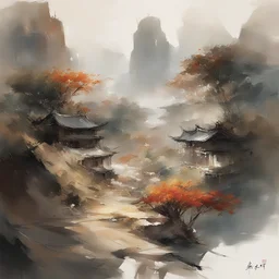 a landscape by Shilin Huang