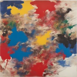 a landscape by Shozo Shimamoto