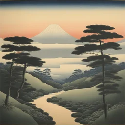 a landscape by Shusei Nagaoko