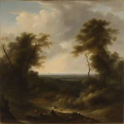 a landscape by Simon Hollósy