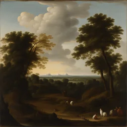 a landscape by Simon Luttichuys