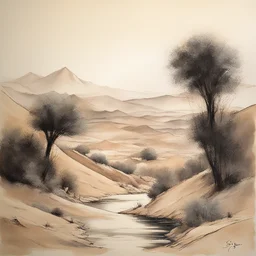 a landscape by Siya Oum