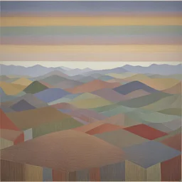 a landscape by Sol LeWitt