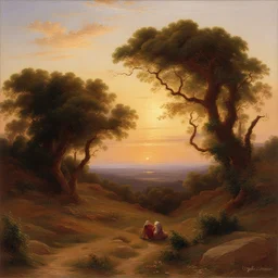 a landscape by Sophie Anderson