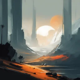 a landscape by Sparth