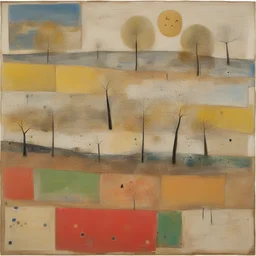 a landscape by Squeak Carnwath