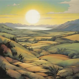 a landscape by Stan Lee
