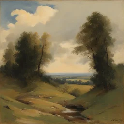 a landscape by Stanisław Ignacy Witkiewicz