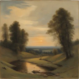 a landscape by Stanisław Szukalski