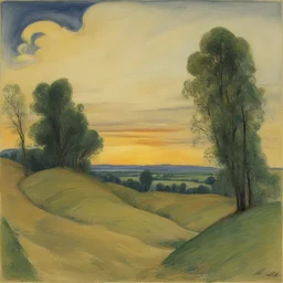 a landscape by Stanisław Wyspiański