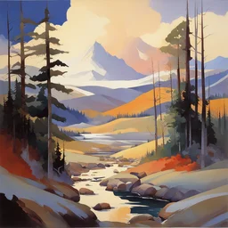 a landscape by Stephen Quiller