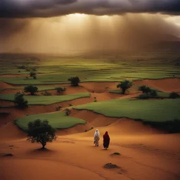 a landscape by Steve McCurry