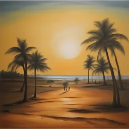 a landscape by Sudersan Pattnaik