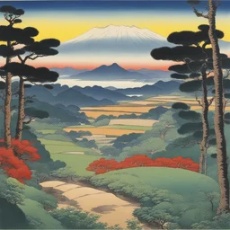 a landscape by Suehiro Maruo