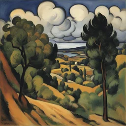 a landscape by Suzanne Valadon