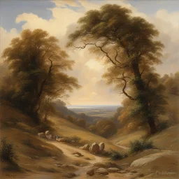 a landscape by Talbot Hughes