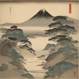 a landscape by Tamura Yoshiyasu