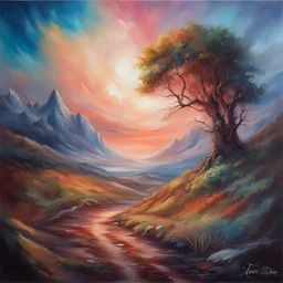 a landscape by Tanya Shatseva