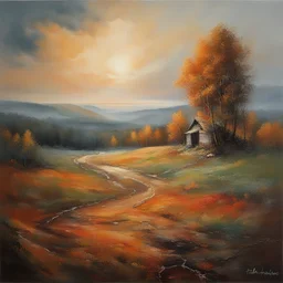 a landscape by Tatiana Hordiienko
