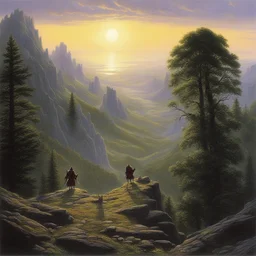 a landscape by Ted Nasmith