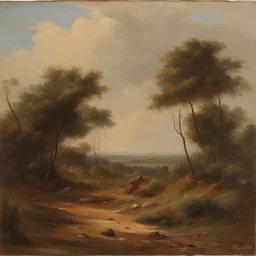 a landscape by Teophilus Tetteh