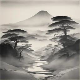 a landscape by Tetsuo Hara