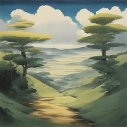 a landscape by Tetsuya Ishida