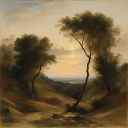 a landscape by Théodore Chassériau