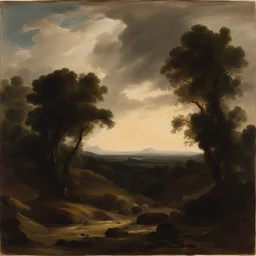 a landscape by Théodore Géricault