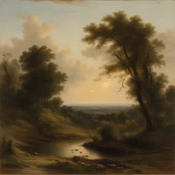 a landscape by Théophile Schuler